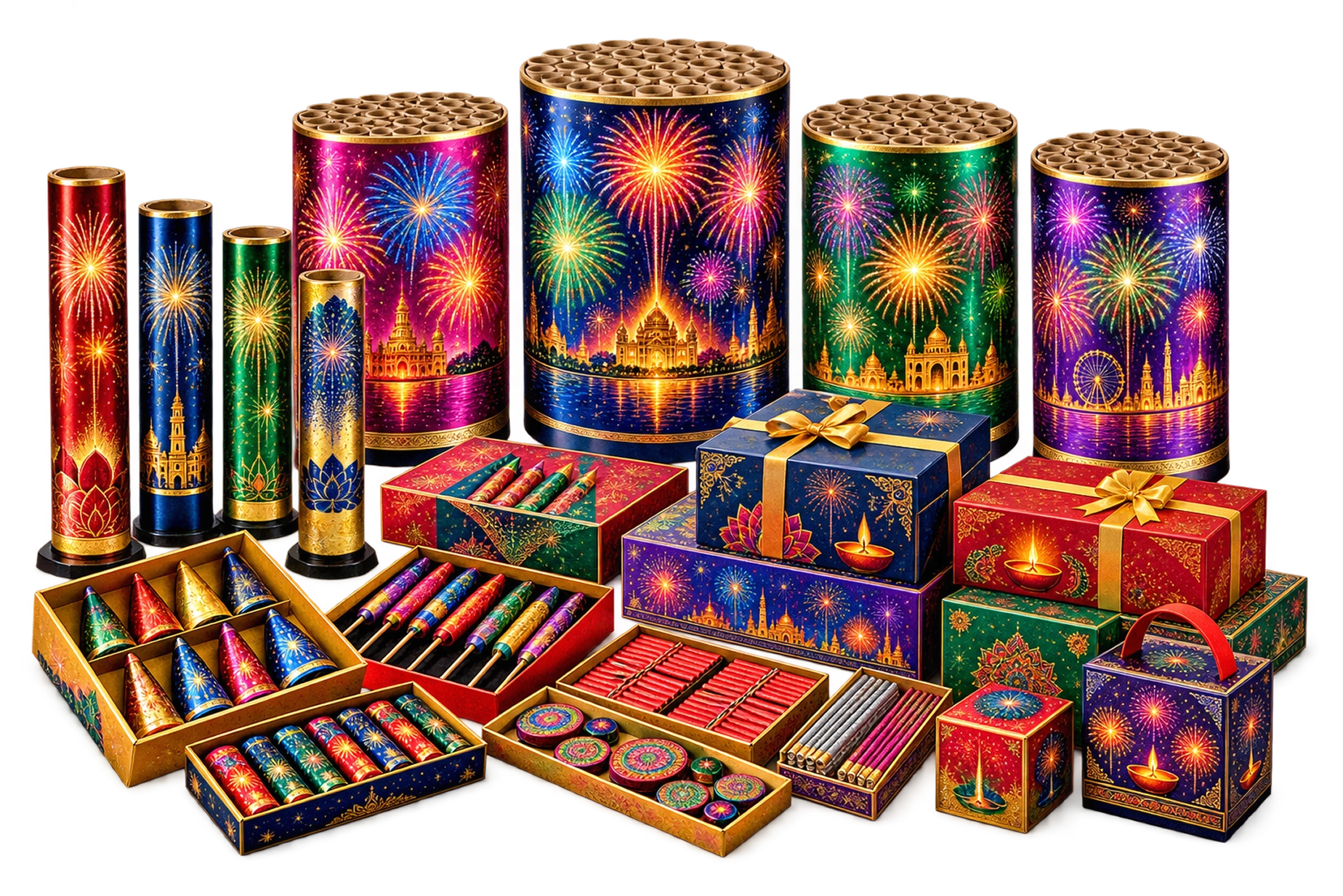 Assorted premium Sivakasi crackers